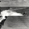 USS Hornet aircraft landing