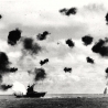 22 USS Yorktown under attack