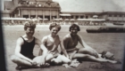 David, A.E., and Dorothy Binney, Putnam Palmer, Rye Beach Club, July 1928 - D. Binney, Long