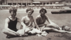 Close up of David, A.E., and Dorothy Binney, Putnam Palmer, Rye Beach Club, July 1928 - D. Binney, Long