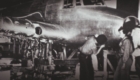 A.E. and Electra at Lockheed factory during construction - Lockheed